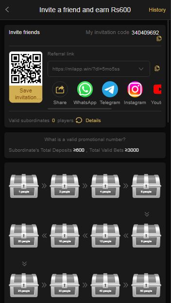 Mil Win - Refer and Earn Program